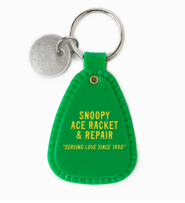 Snoopy Tennis Saddle Keychain - Hazel Twenty/Lex Twenty Menswear